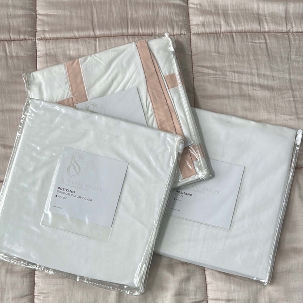 Suzanne Kasler Positano Euro Sham Blush